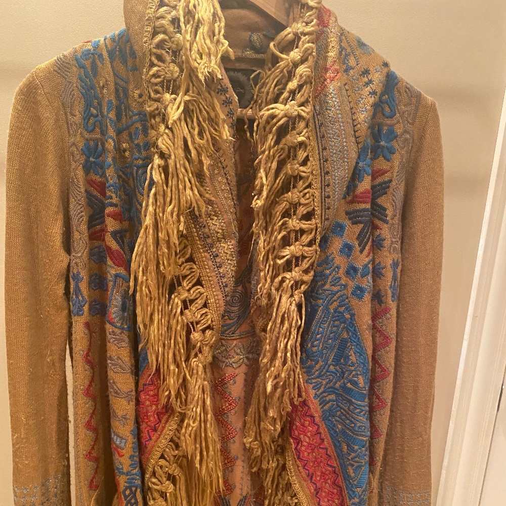 Embroidery cardigan